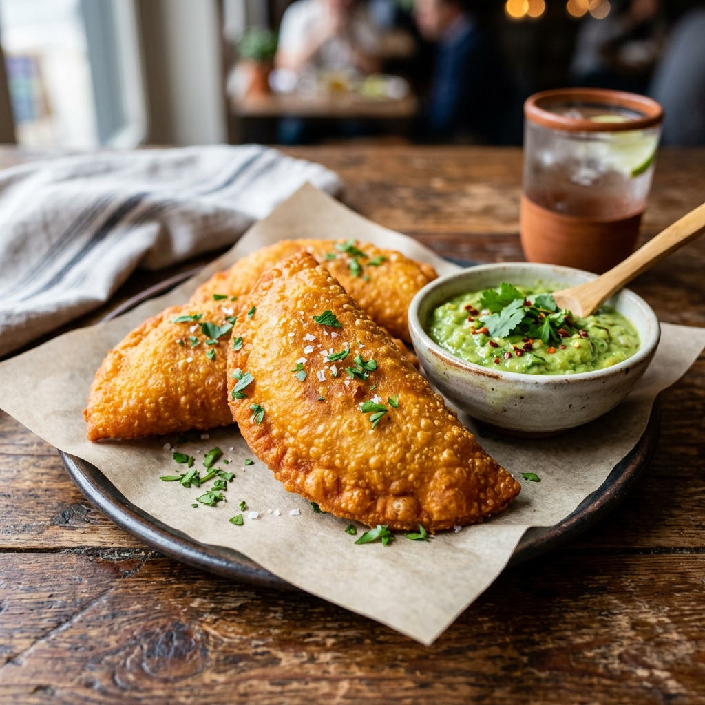 Empanadas doradas estilo Venezolano